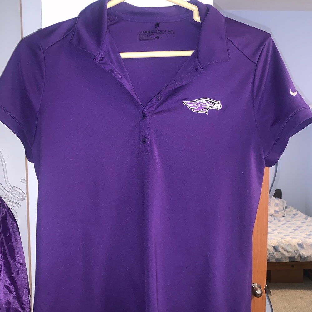 Womens Nike large golf polo dry fit